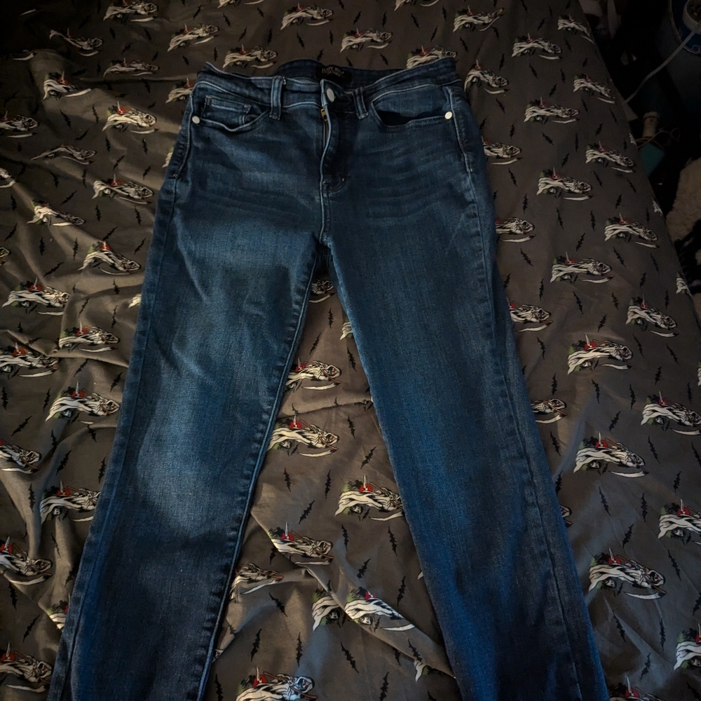 Judy Blue Dark Wash Straight Leg Jeans